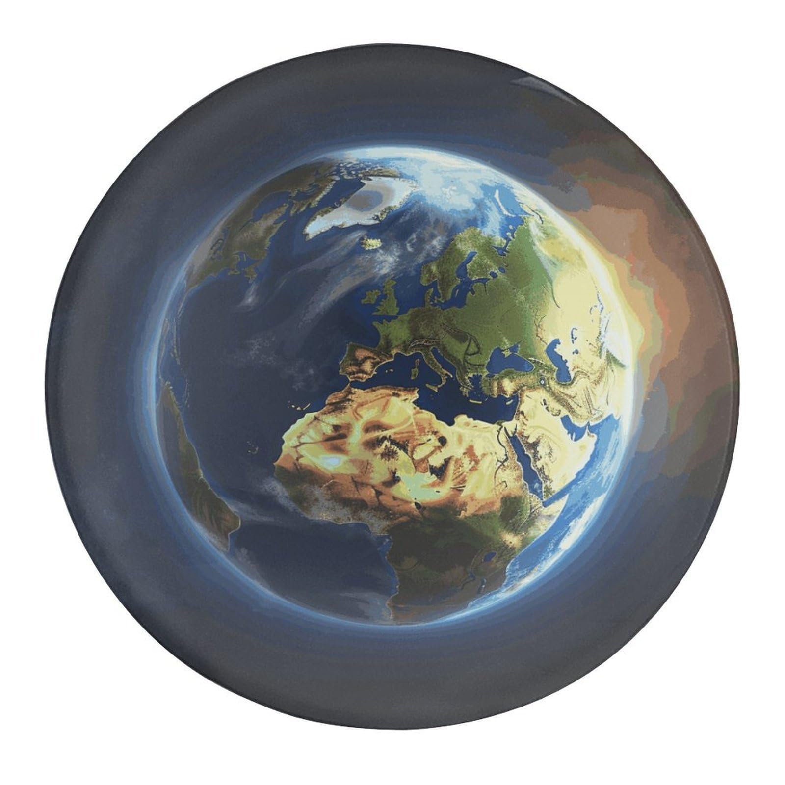 Fekiloot Style Glowing Earth Refrigerator Magnet Fridge Magnet4 Pcs