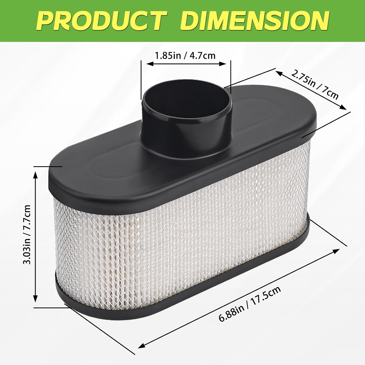 4Packs 11013-0752 Air Filter for kawasaki FR691V FR651V oil filter with 11013-7046 Pre Filter, 4-Cycle Engine Lawn Mower Air Filter, Fit for FR730V FS481V FS541V FS600V FS651V FS691V FS730V 11013-0726