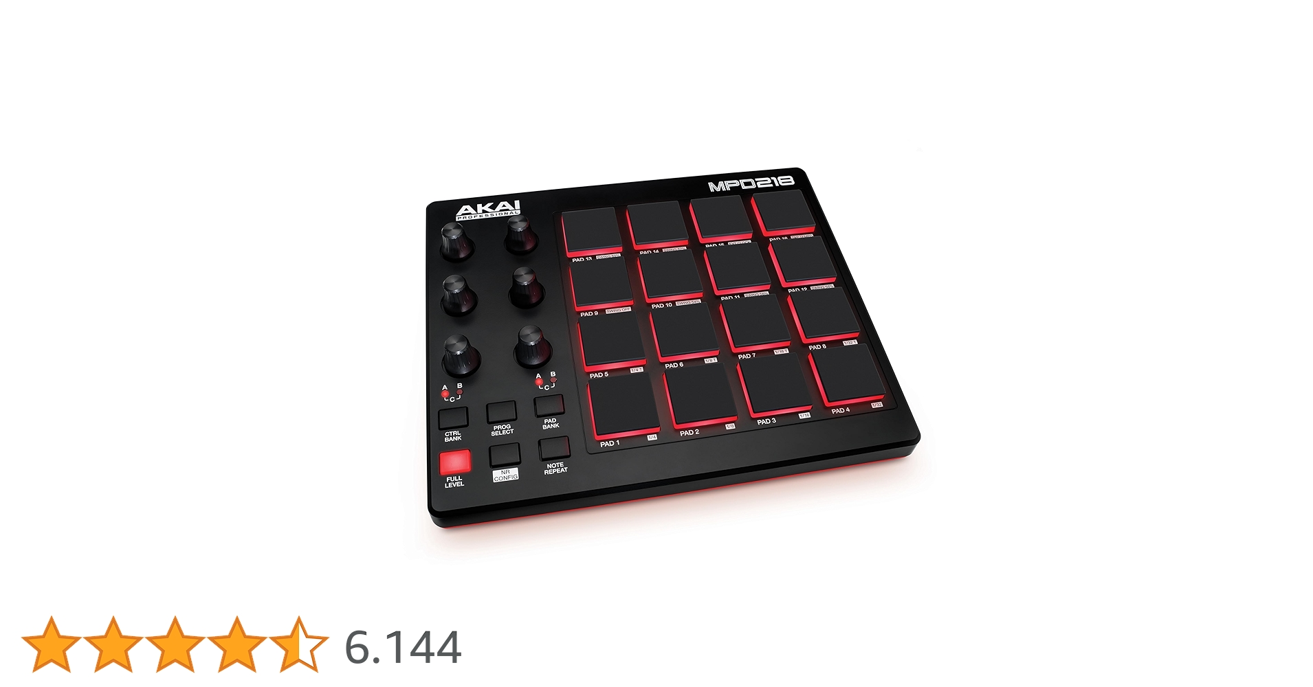 Akai Professional MPD218 - USB MIDI Pad Controller ve Bateri
