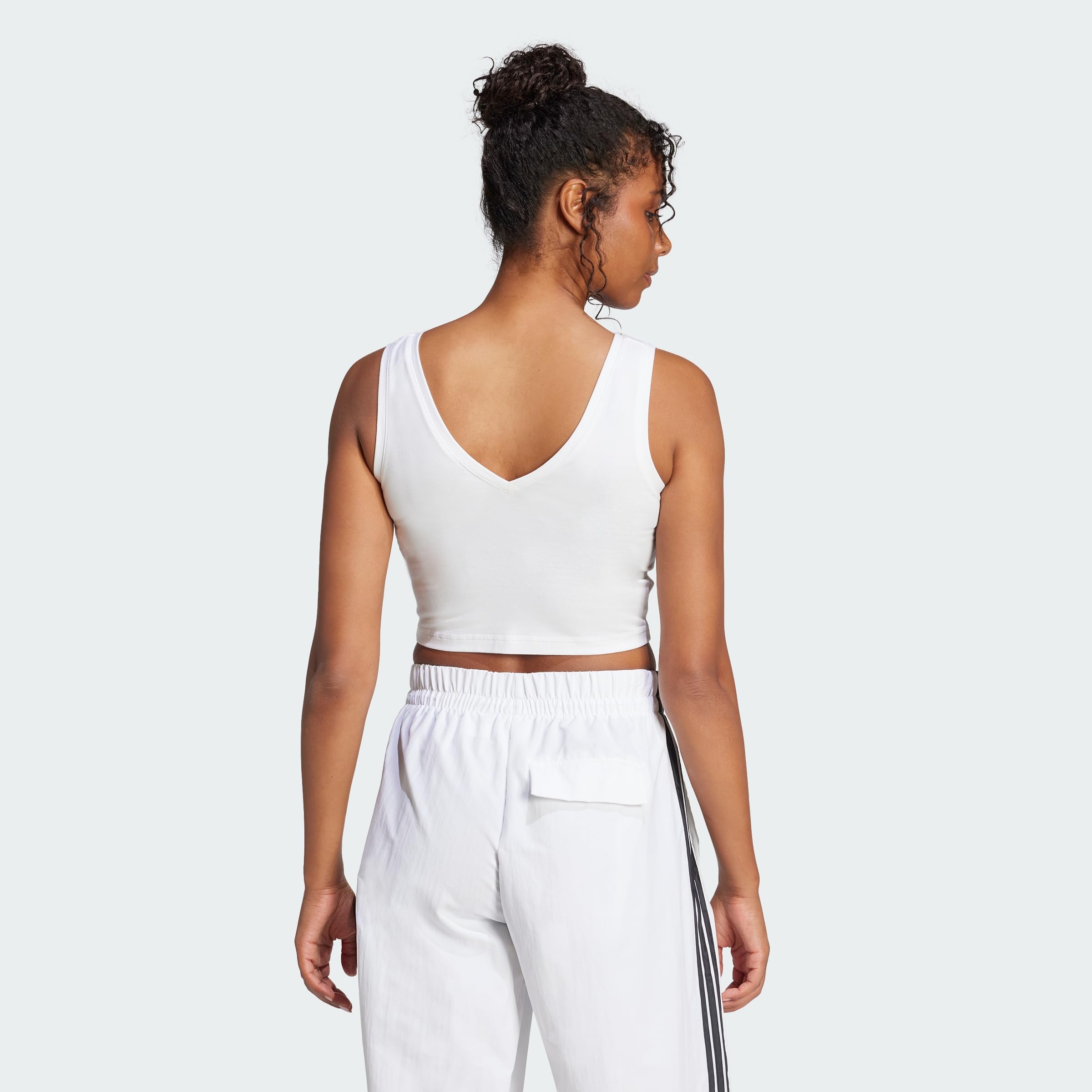 adidas Women's Camiseta de Tirantes Essentials Small Logo Cotton Lifestyle
