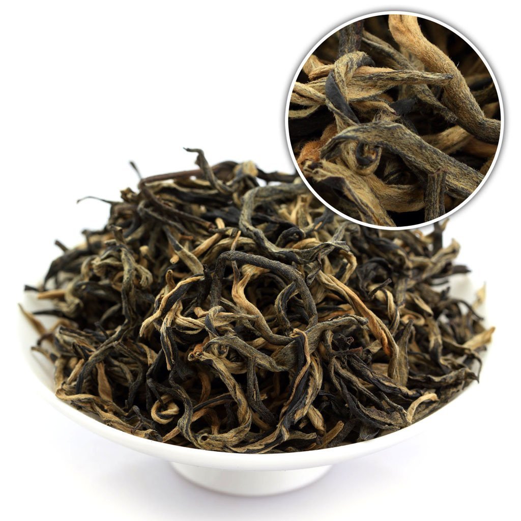 GOARTEA 2Pcs 250g / Total 17.6oz Premium Yunnan Black Tea - Fengqing Dian Hong Dianhong Loose Leaf Chinese Tea