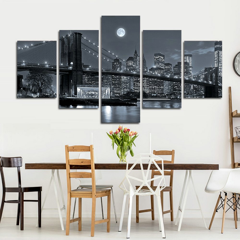 絵画 ブルックリン橋 絵画 ブルックリン橋 Amazon.co.jp: SJYHBN アートフレーム