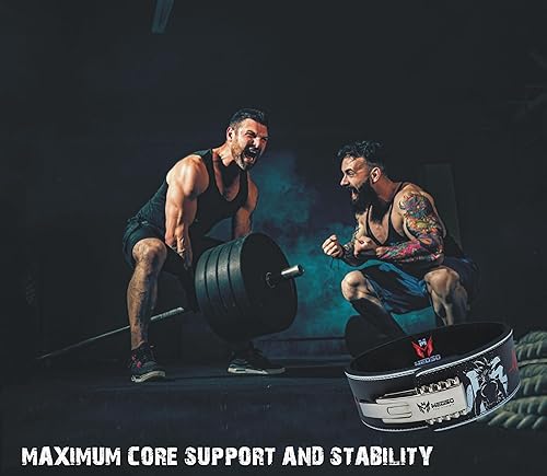 Miniatura 5 de Cinturón de levantamiento de pesas con hebilla de palanca de bloqueo ultrarrápido, 0.394 pulgadas para levantamiento de pesas, sentadillas, peso