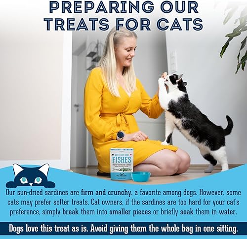 Miniatura 6 de The Granville Island Pet Treatery Sardinas para perros y sardinas para gatos (3.17 onzas, paquete de 1)  Golosinas deshidratadas de un solo