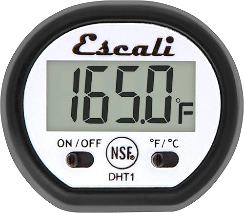 Miniatura 3 de Escali Termómetro de cocina con pantalla digital, cocina objetivo para carne, diseño anti rollo extendido soporte de sonda certificado NSF