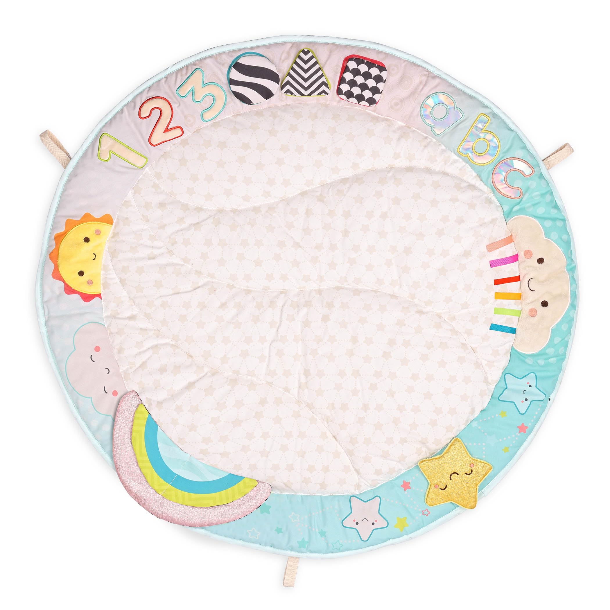 B. toys - Gimnasio de Juegos de Sol a Sol - Gimnasio de Madera para bebés - Colchoneta Blanda - Juguete sensorial Colgante - Actividades de Desarrollo - Recién Nacido