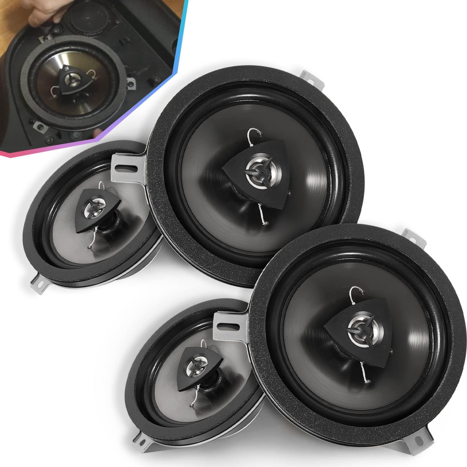4 Pack for Mopar Kicker Speaker Upgrade 20072018 Jeep