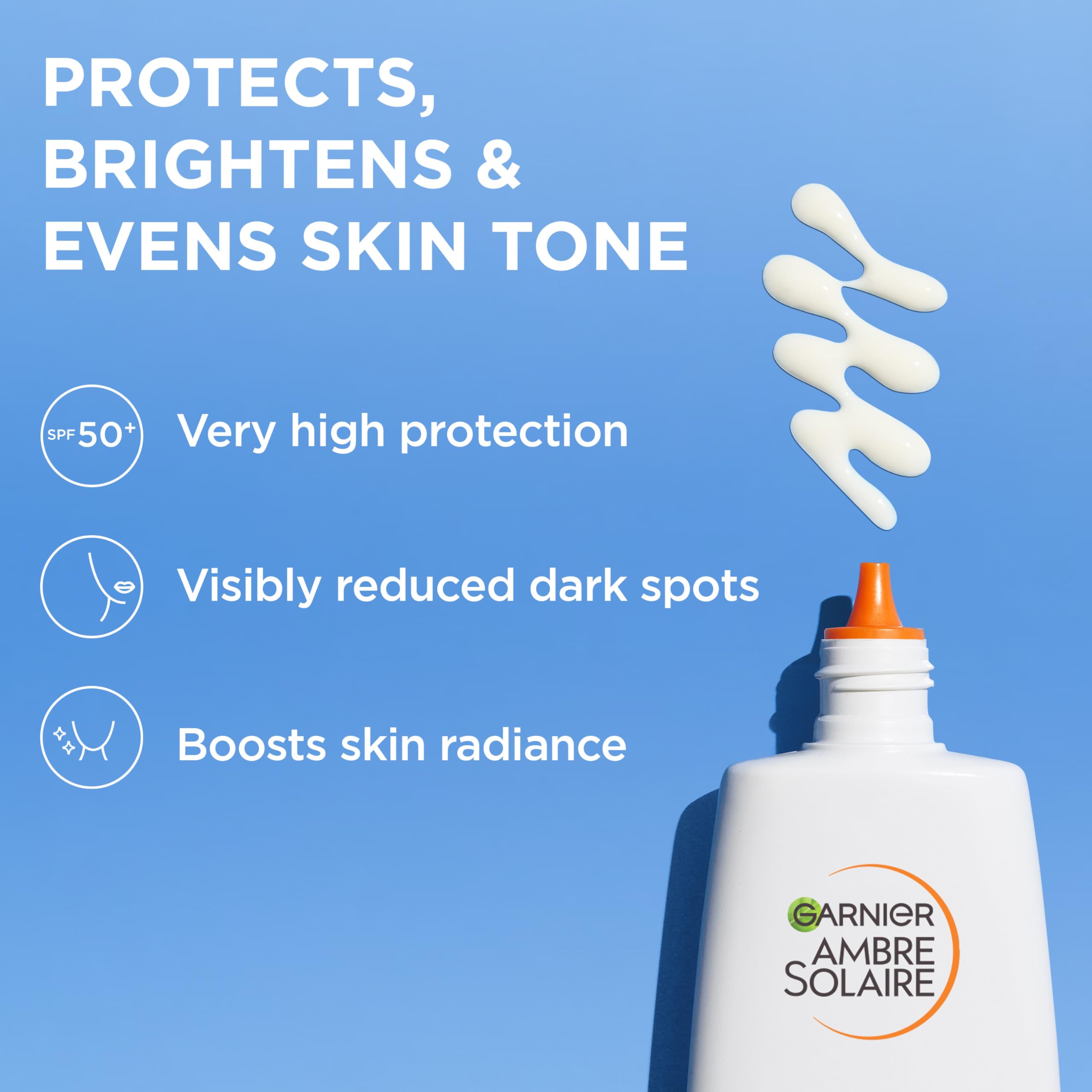 GARNIER Ambre Solaire - Super UV Vitamin C - Daily Fluid SPF 50