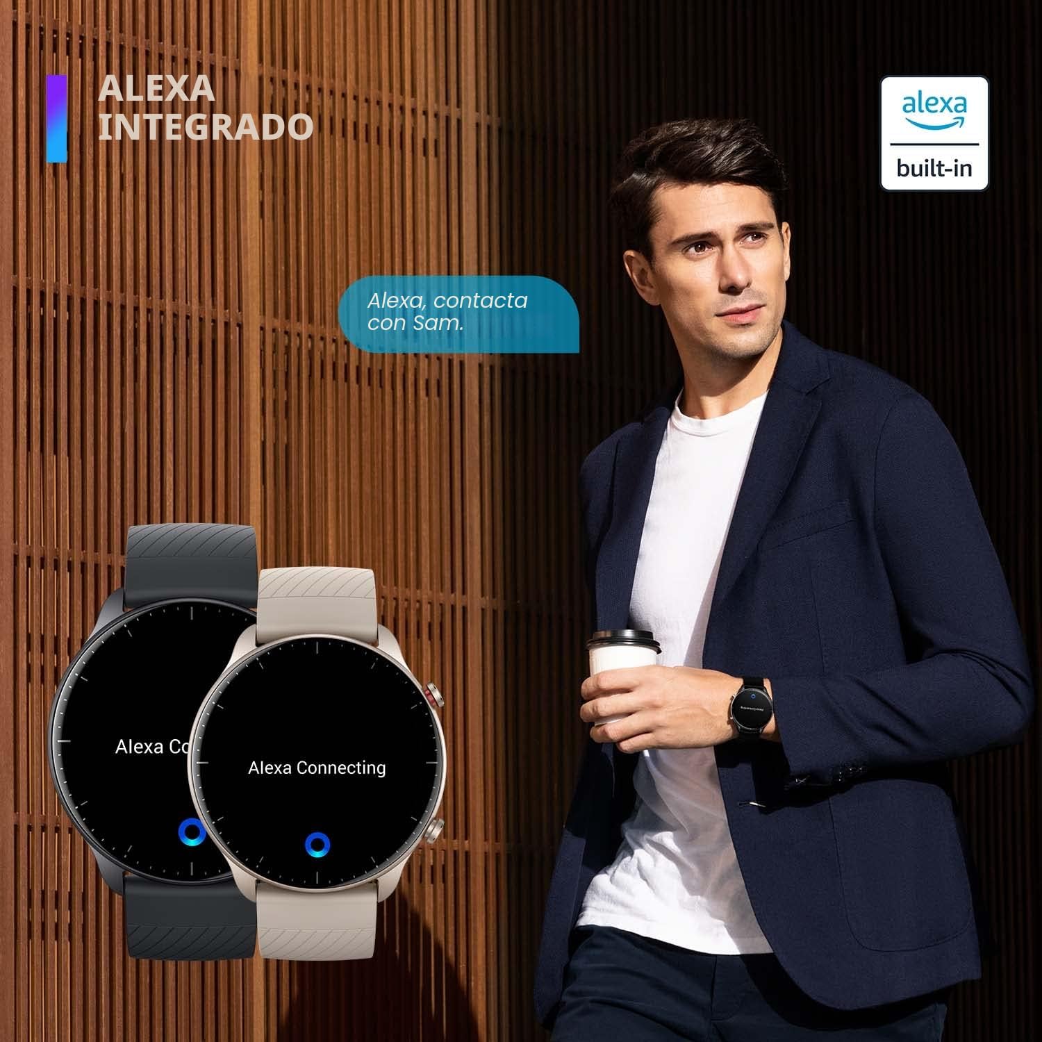 [2022 New versión] Amazfit GTR 2 Smartwatch con Llamada Bluetooth 90 + Modos Deportivos Rastreador de Actividad Frecuencia Cardíaca Monitor SpO2 Almacenamiento de Música 3 GB Alexa Incorporado