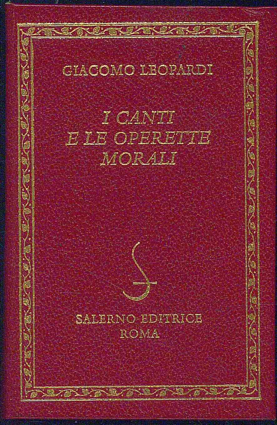 I Canti E Le Operette Morali - 4