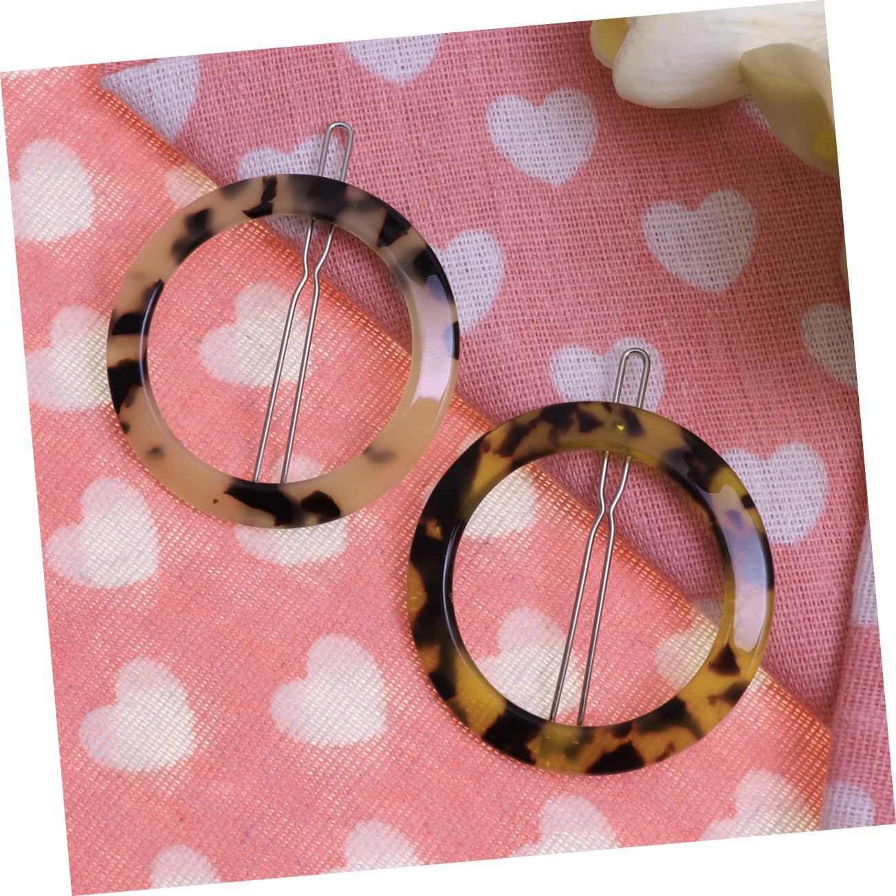 30 Piezas pinzas para el cabello de las niñas hair clips horquillas moño pinzas para el cabello con pasador de acrílico pasadores con estampado de leopardo pasadores de leopardo
