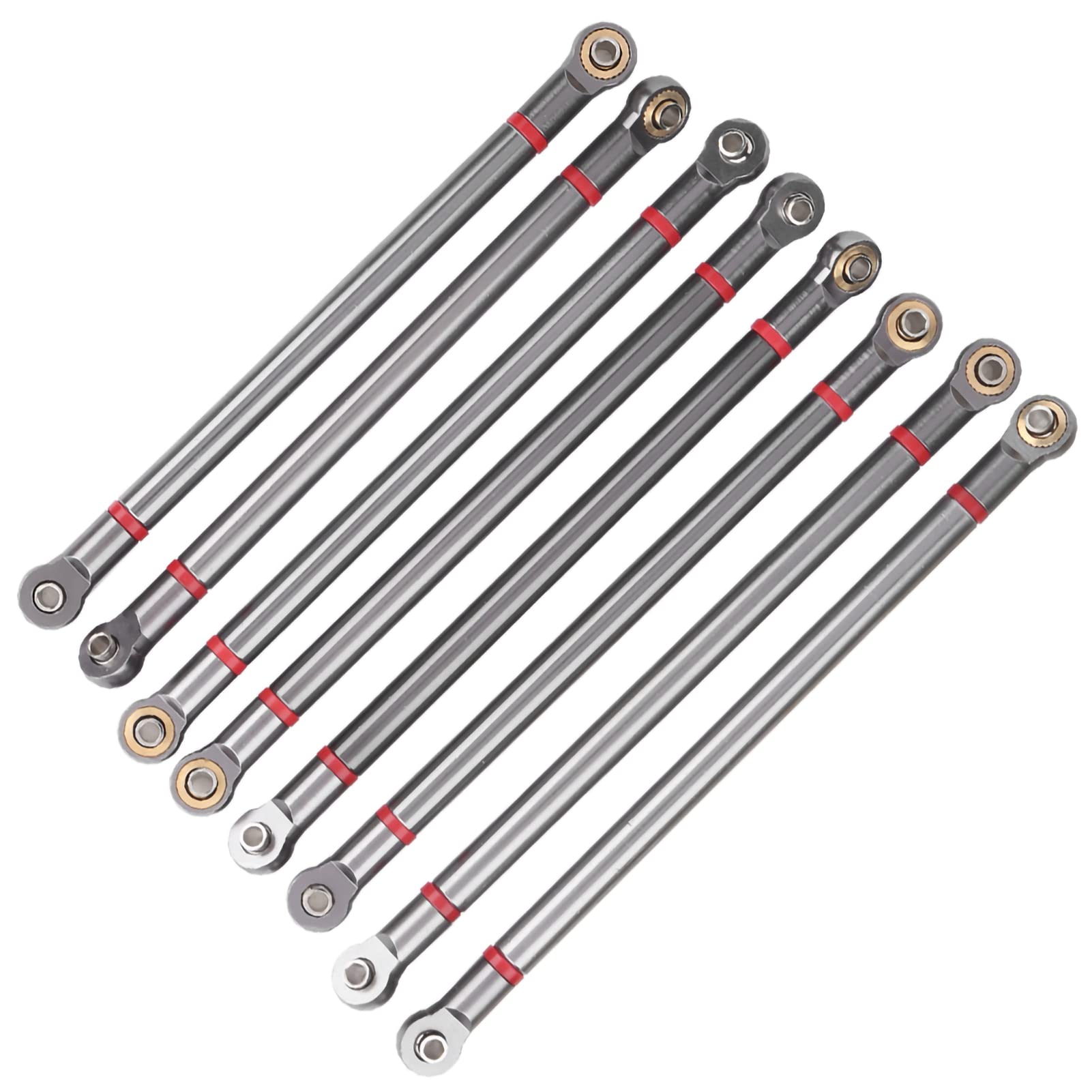 Set Di Collegamenti Di Sospensione, Stabile Kit Di Collegamenti Per Aste RC Robusta Lega Di Alluminio Per Auto RC 1/18 (#3 - Foto 3