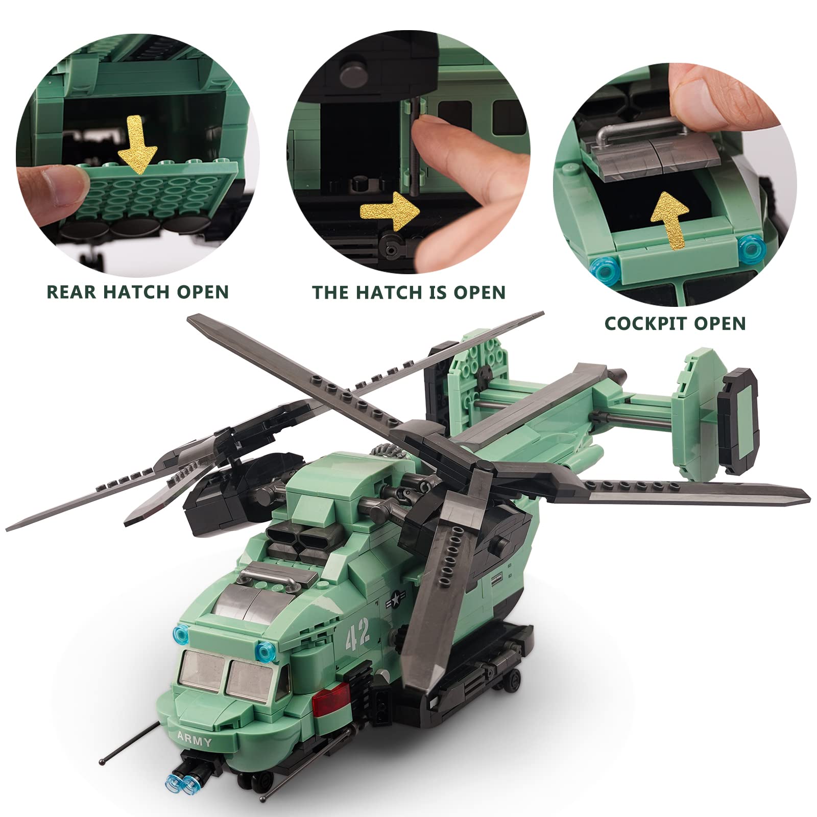 ブリキ　ヘリコプター　ポリス　アーミー　セット suzuyatoy_army-h4820