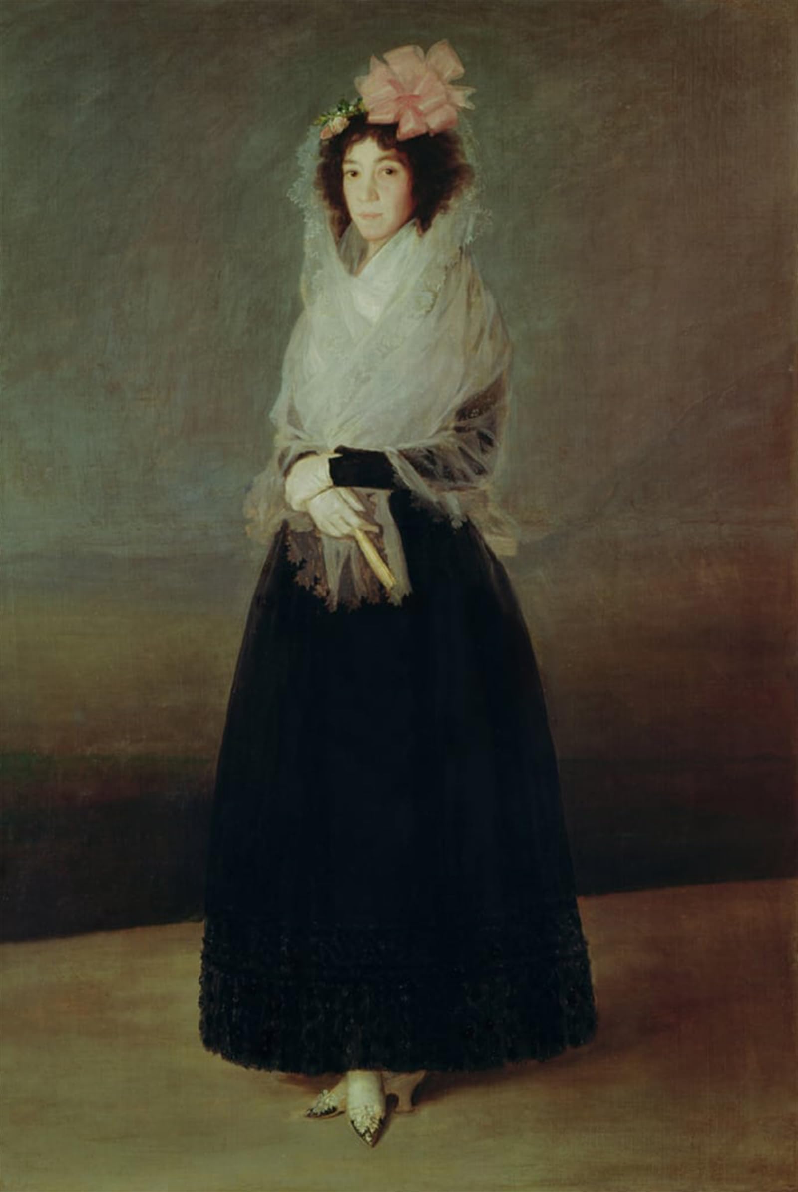 SERENDIPITP Aesthetic Poster Photo Wall Print Retro Picture Portrait of the Countess of Carpio Marquesa De La Solana by Francisco De Goya Modern Wall Artwork for Home Decor 60x90cm
