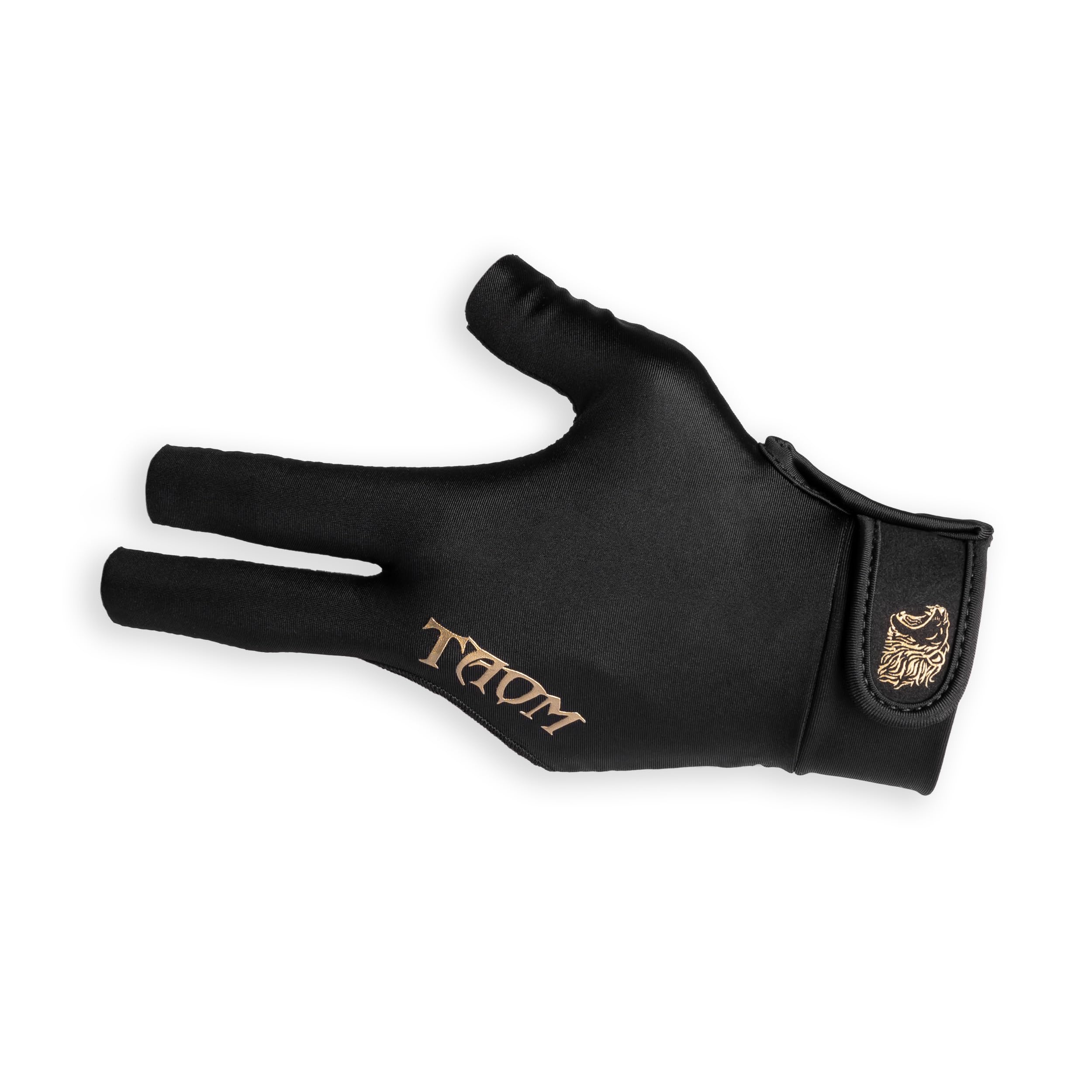 TAOM Billard Zubehör Billard Handschuh Midas 3-Finger für die Linke Hand, M L XL (M)