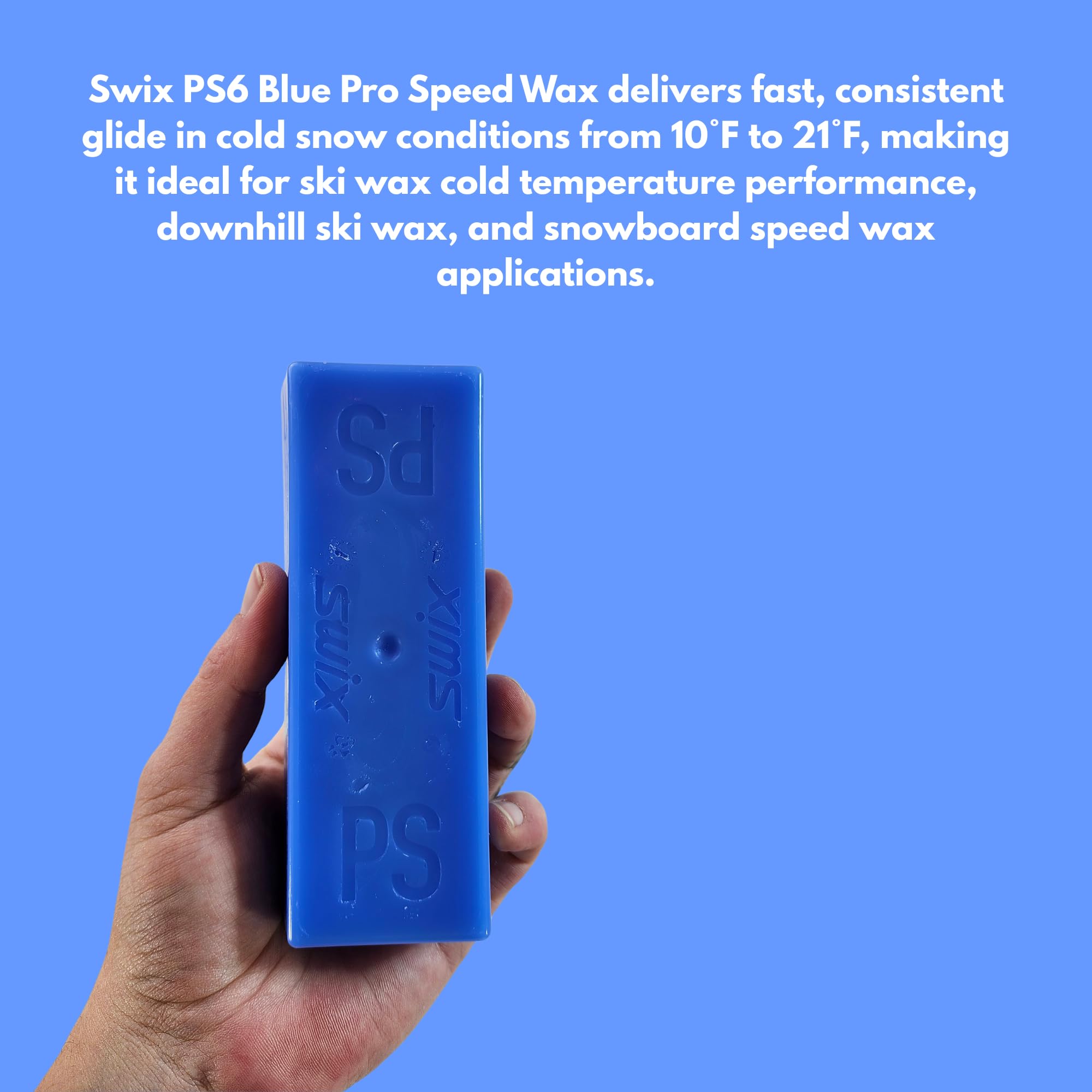 SWIX PS6 Blue PS06-18 Racing Wax Base 180g -6~-12C PRO Performance