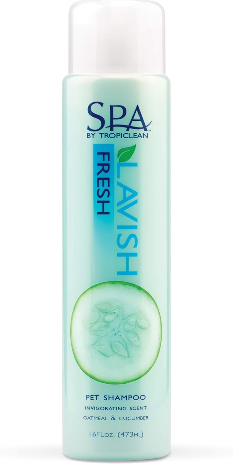 SPA by TropiClean Fresh Shampoo for Pets, 16oz, Made in