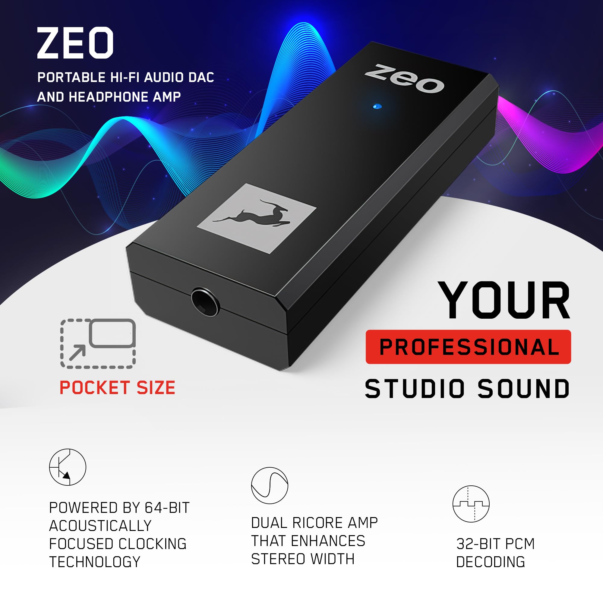Amazon.com: Antelope Audio ZEO Portable DAC Audio Converter Hi-Fi