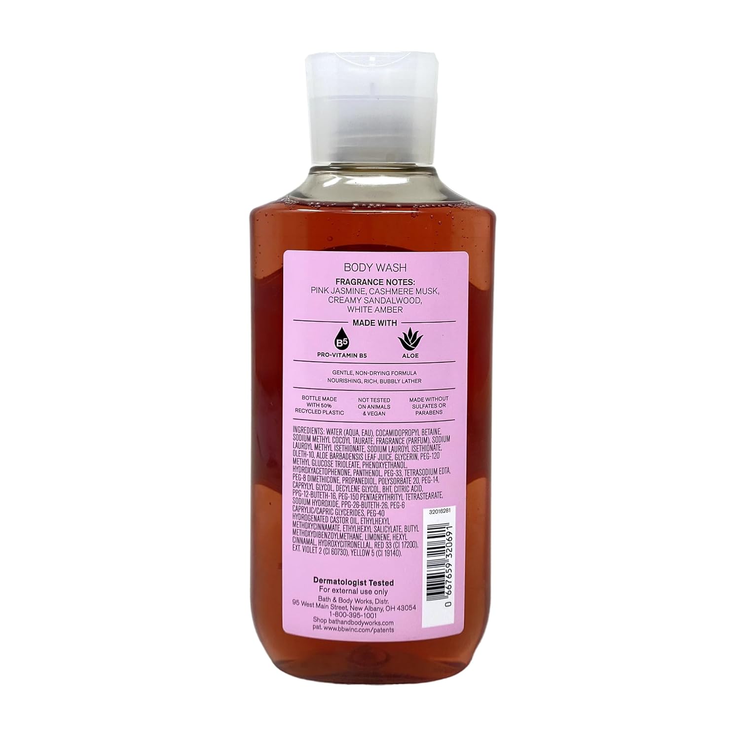 Bath & Body Works Pink Cashmere Deluxe Gift Set - Fragrance Mist, Body Cream, Body Wash and Body Lotion - with a Wild Jasmine Bar Soap - Full Size - Image 4