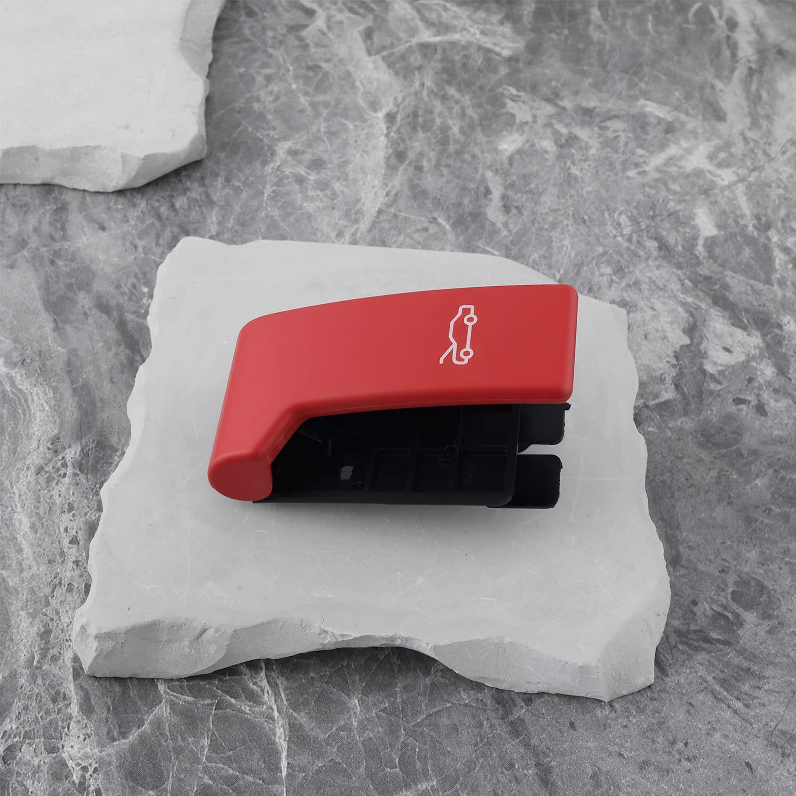 Maniglia Sblocco Cofano Rosso Per Mercedes Classe C W204 / SLK R172 - Ricambio OEM A2048800900 - 5