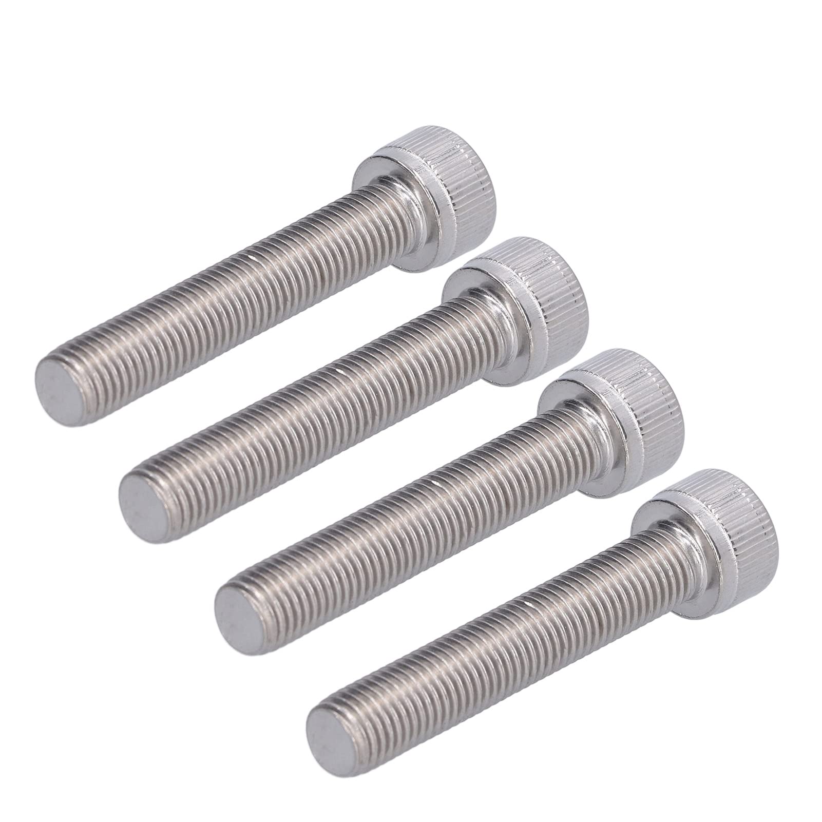 M10X1 25 Schraube M10 1,25 4 Pezzi Bullone Esagonale con Esagono Incassato Vite in Acciaio Inossidabile A2 1,25 Mm Fissaggio a Passo Fine Hardware (M10*55)