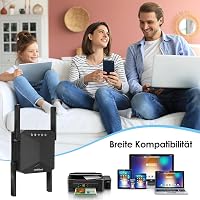 zoeyzoey 1200 Mbps WiFi erősítő, Dual Band WLAN repeater 5GHz és 2.4GHz, WPS funkcióval 7