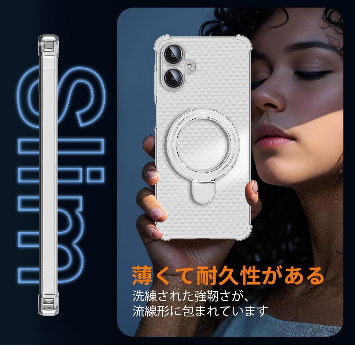 Amazon.co.jp: OPPO Reno5 A ケース クリア MagSafe対応 リング付き
