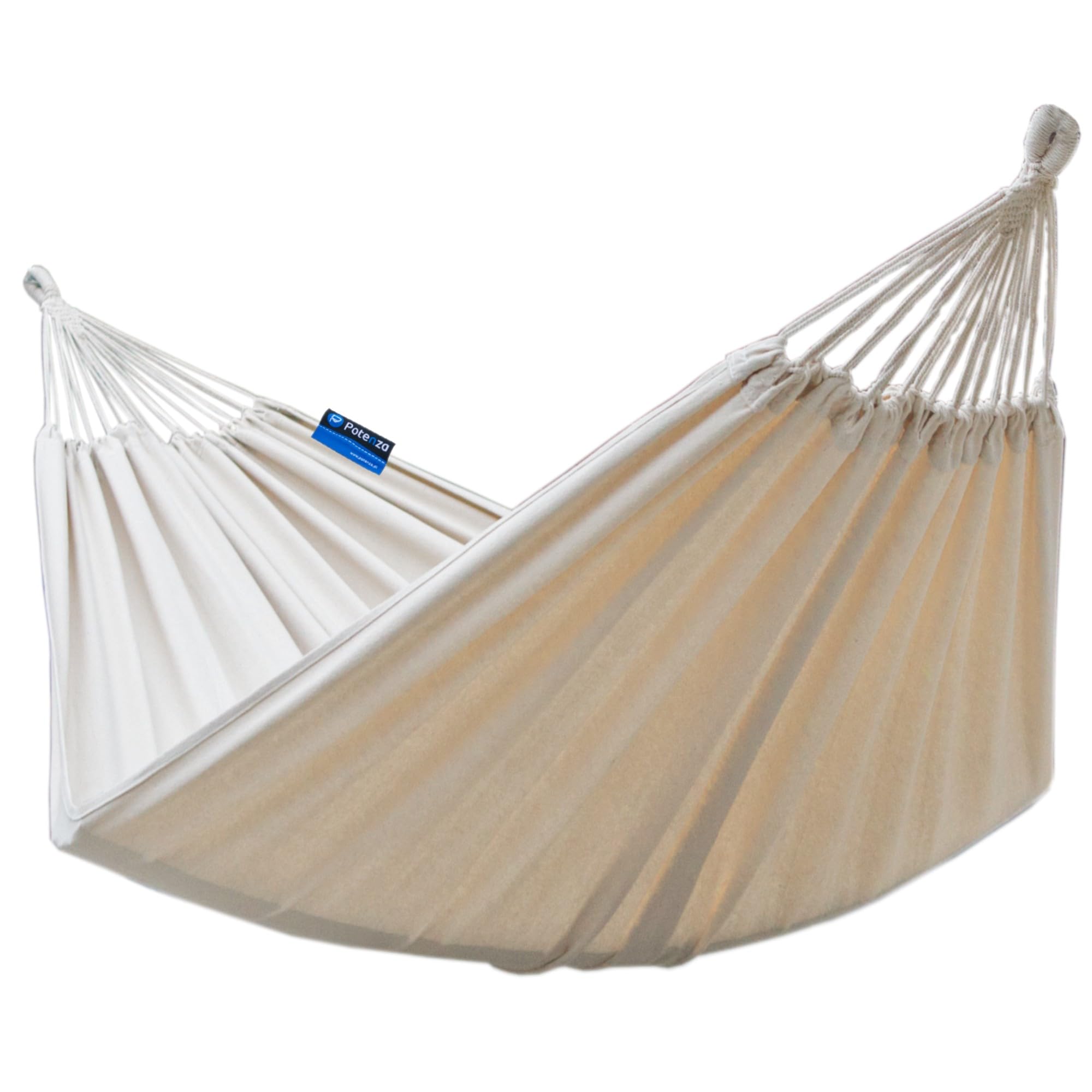 Potenza Amaca Doppia da Giardino 220x160 cm – XXL Amaca Portatile Resistente Fino a 200 kg, per 2 Persone, Grande Superficie di Riposo, Ideale per Esterno, Terrazza, Campeggio o Balcone