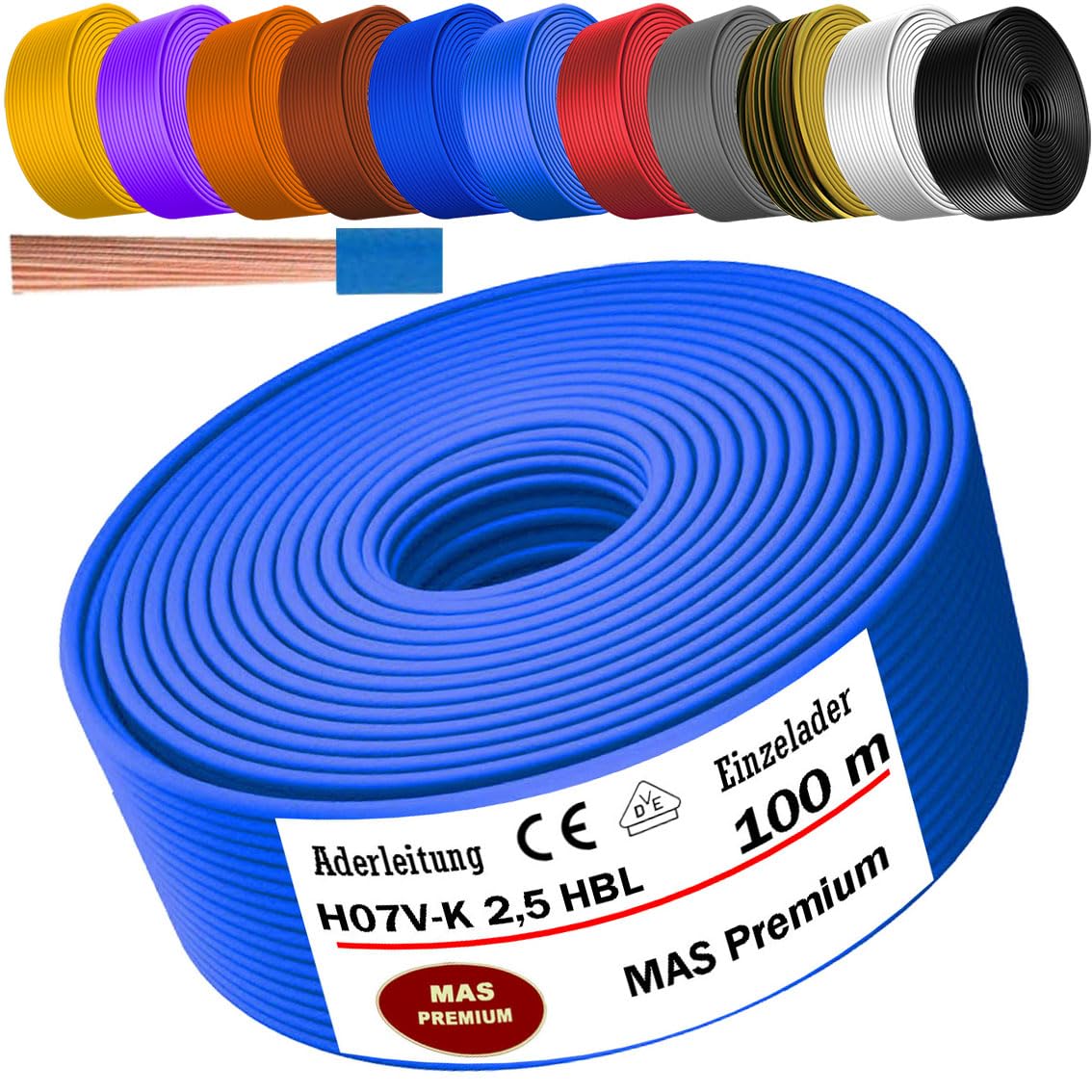 Cavo 16 Mm2 Cavi Batteria EBROM 16mm² - Rosso E Nero, 2 Metri, Rame OFC Cavo 16 Mm2 Cavi Batteria EBROM 16mm² - Rosso E Nero, 2 Metri, Rame OFC