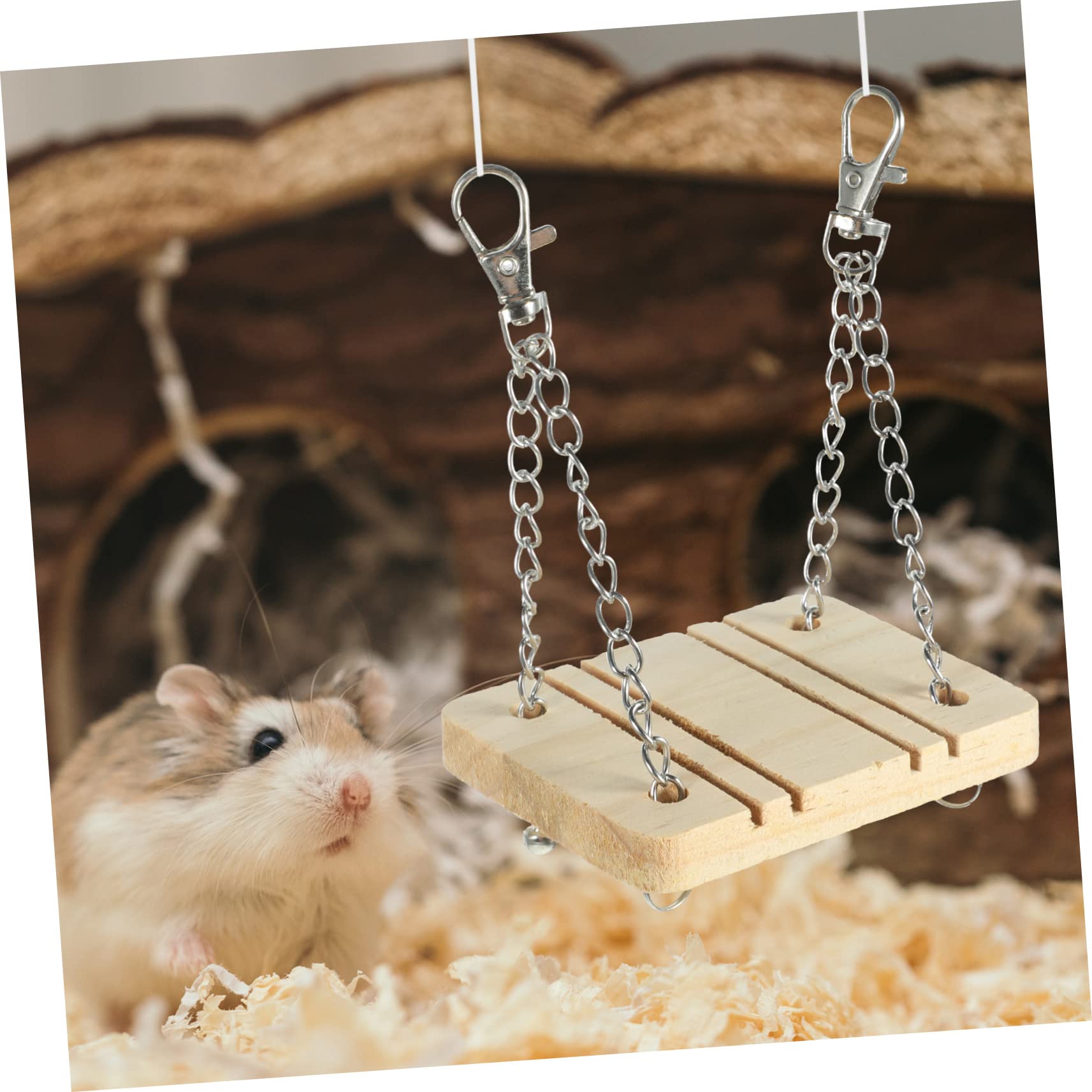BESPORTBLE Giocattoli Da Masticare Per Criceti e Conigli Giochi Multifunzionali Per Animali Design Naturale e Sicuro Include e Confezione