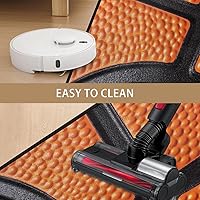 Vista 4 de Alfombra de pasillo larga de cuero para baloncesto, alfombra deportiva de 2 x 6 pies, antideslizante, alfombra de pasillo para sala de estar