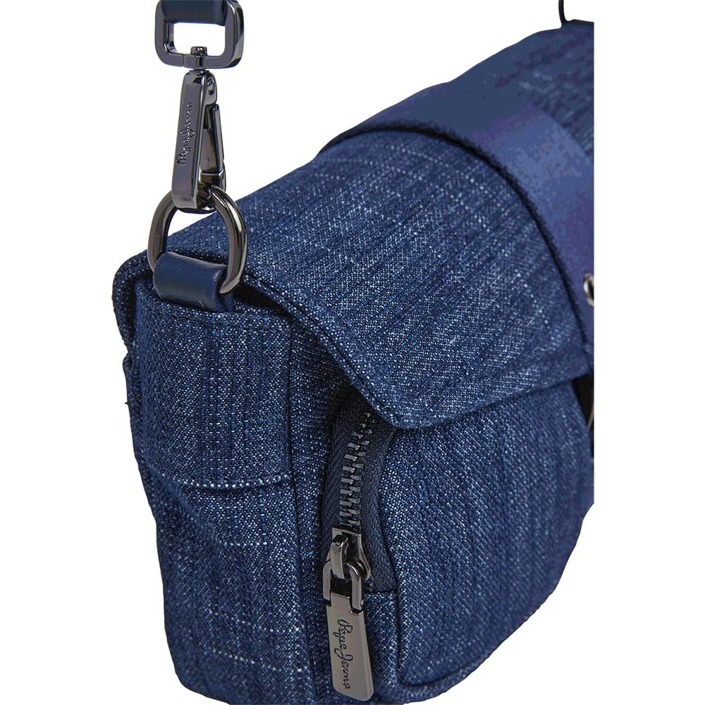 Pepe Jeans BAGBolso GISELDA para mujer, morado (azul índigo claro), talla única, BAGPurple (Light Indigo Blue), Talla única