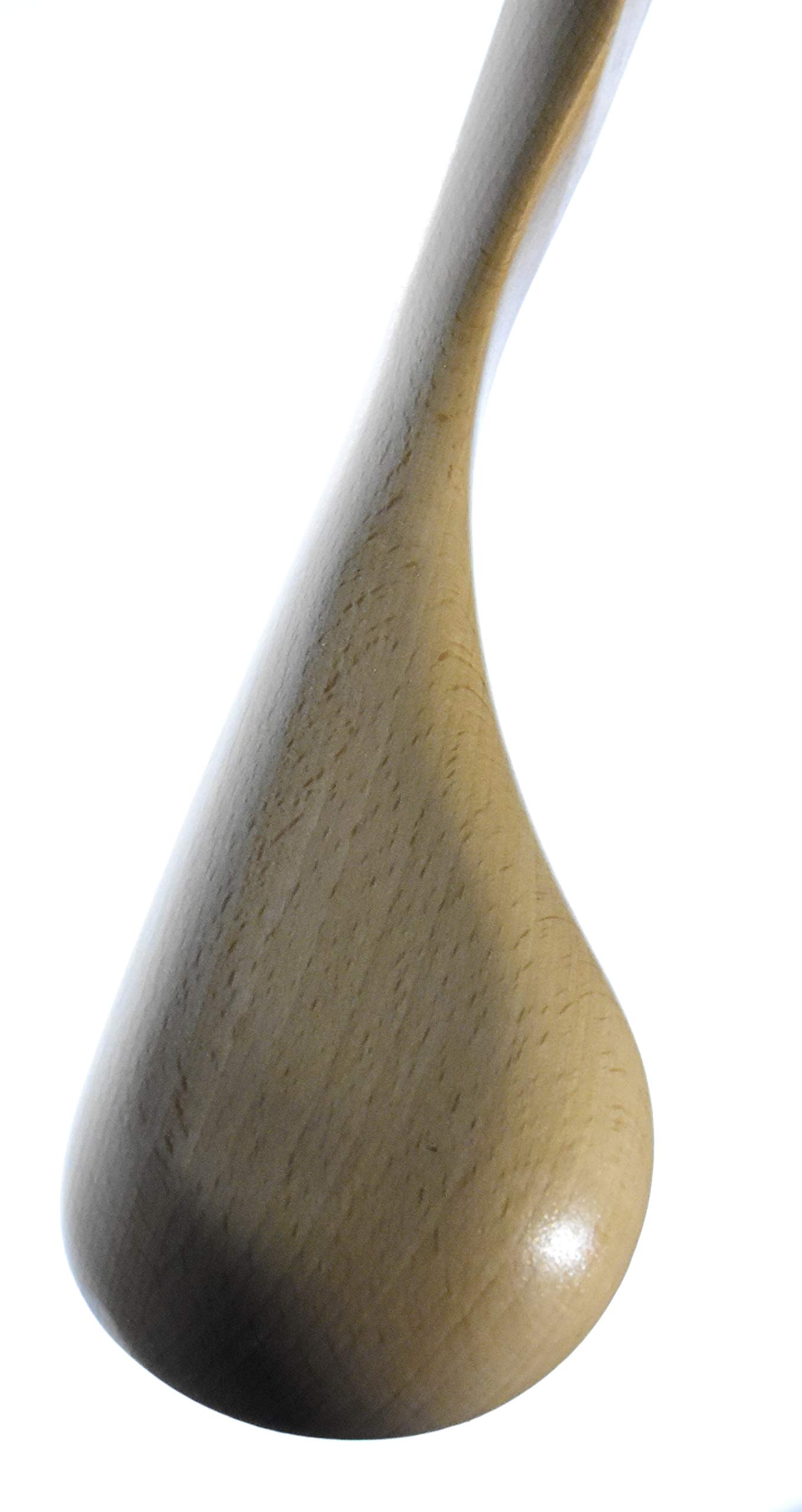 Kleiderbügel aus Holz, Schulterbügel aus Buchenholz, Natur lackiert, Qualitätskleiderbügel Made in EU (5 STK.)