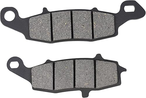 Miniatura 5 de AHL Juego de pastillas de freno semimetálicas delanteras y traseras para Kawasaki VN900 Vulcan Custom 2007-2014