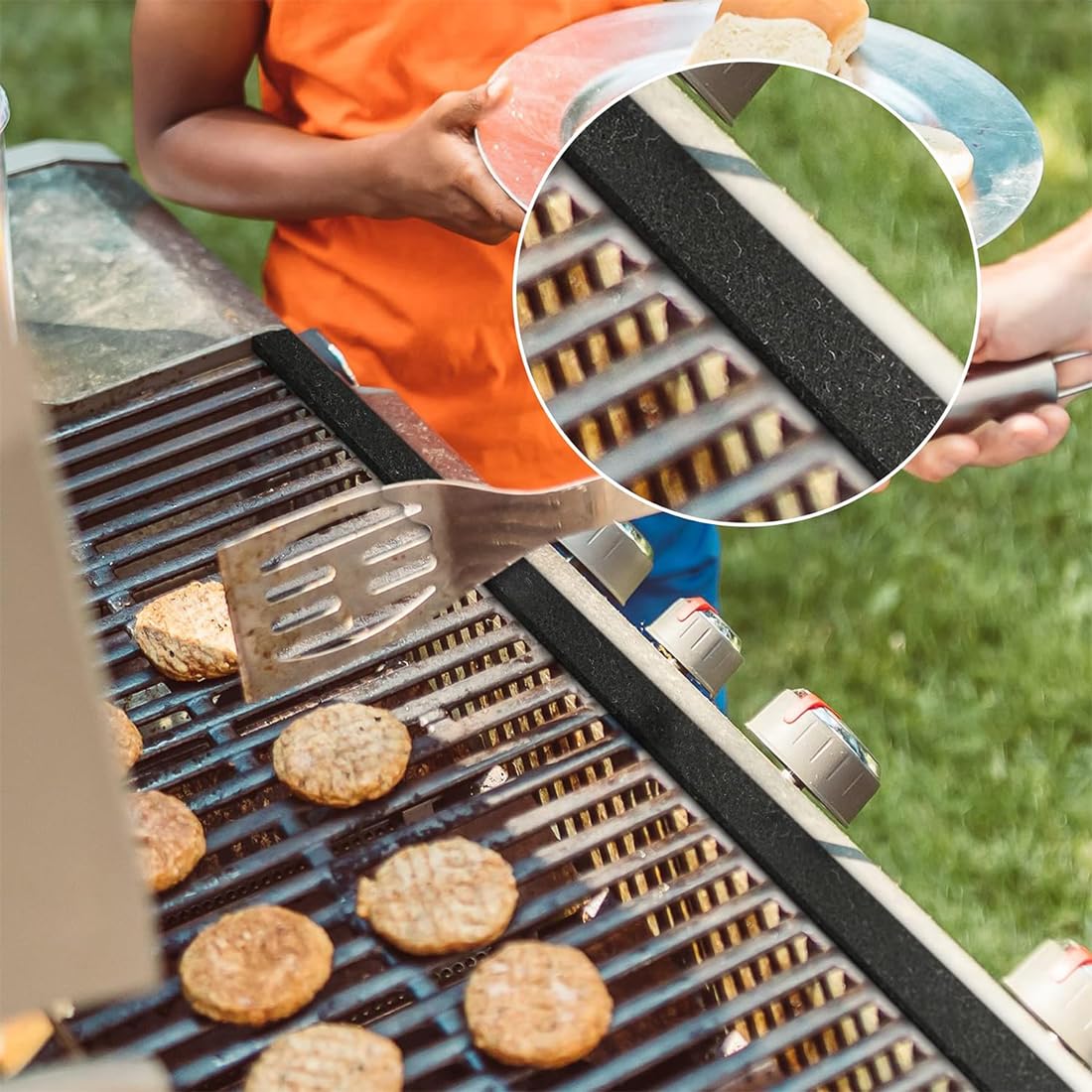 Guarnizione Termica per forni e stufe, Guarnizione Forno, autoadesiva, Lunghezza 2 Metri, Spessore 3 mm, per affumicatori e Barbecue, Resistente al Calore, per la finestrella del Forno