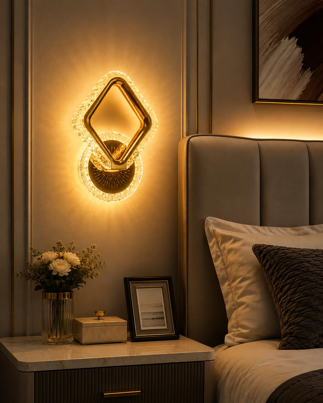 Luxury Crystal Wall Lamp - Color Changing -17 Luxury Crystal Wall Lamp - Color Changing -17