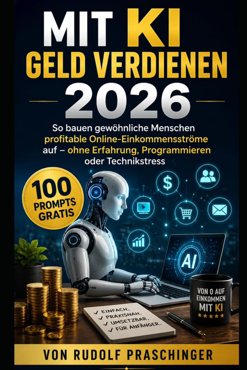 MIT KI GELD VERDIENEN 2026: So bauen gewöhnliche Menschen profitable Online-Einkommensströme auf – ohne Erfahrung, Programmieren oder Technikstress