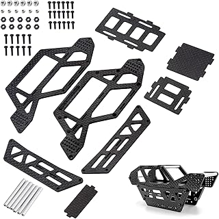 MORLORDY RC Carbon Fiber Chassis Frame Roll Cage Body Shell for 1/24 RC Crawler Car SCX24 Body Upgrades AXI00001 AXI00002 AXI00004 AXI00005 AXI00006 AXI90081 Accessories