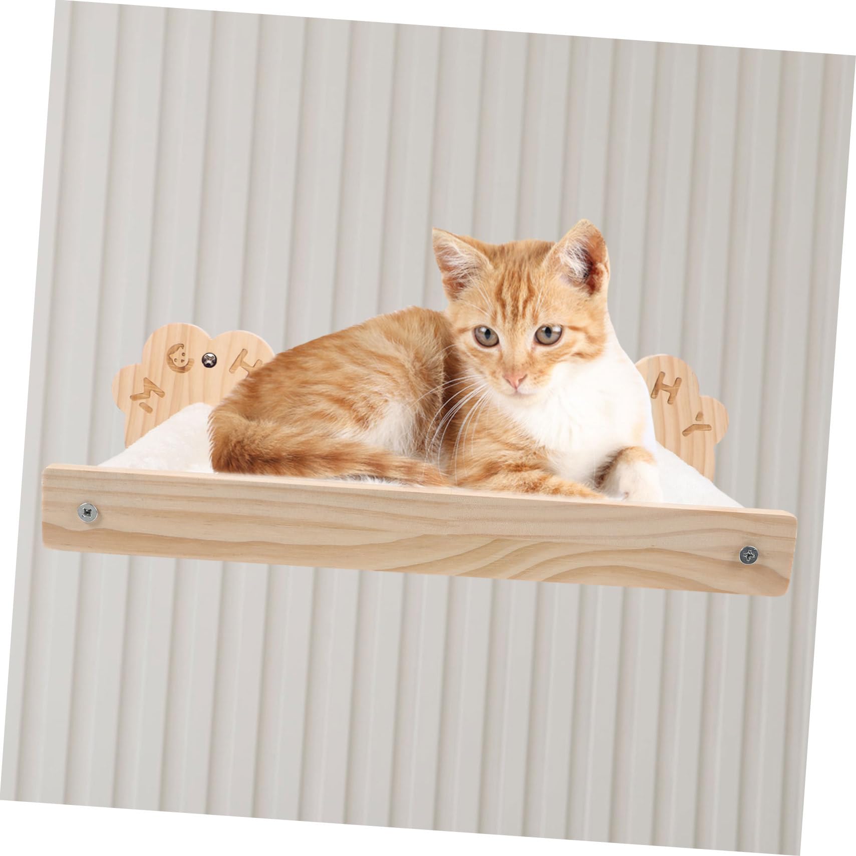 FOMIYES Gabbia Per Gatti Amaca Per Gatti Da Parete Letto Sospeso Per Gattini Da Interno Design Semplice e Arredamento Di Qualità Facile Da Installare e Smontare Capacità Portante