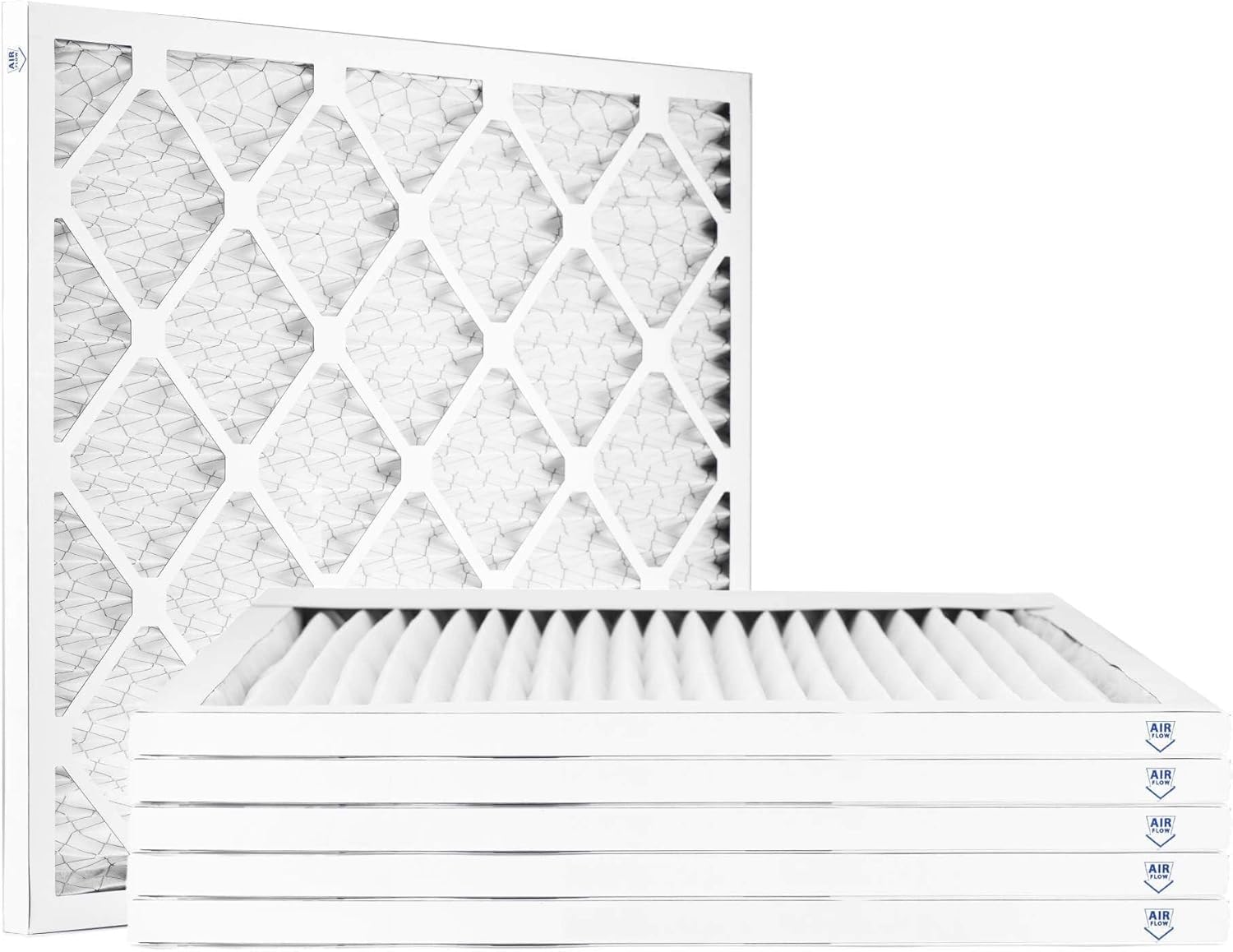21.2x37.2x1 MERV 11 AC Furnace Custom Air Filter by Filters Fast, 6-Pack
