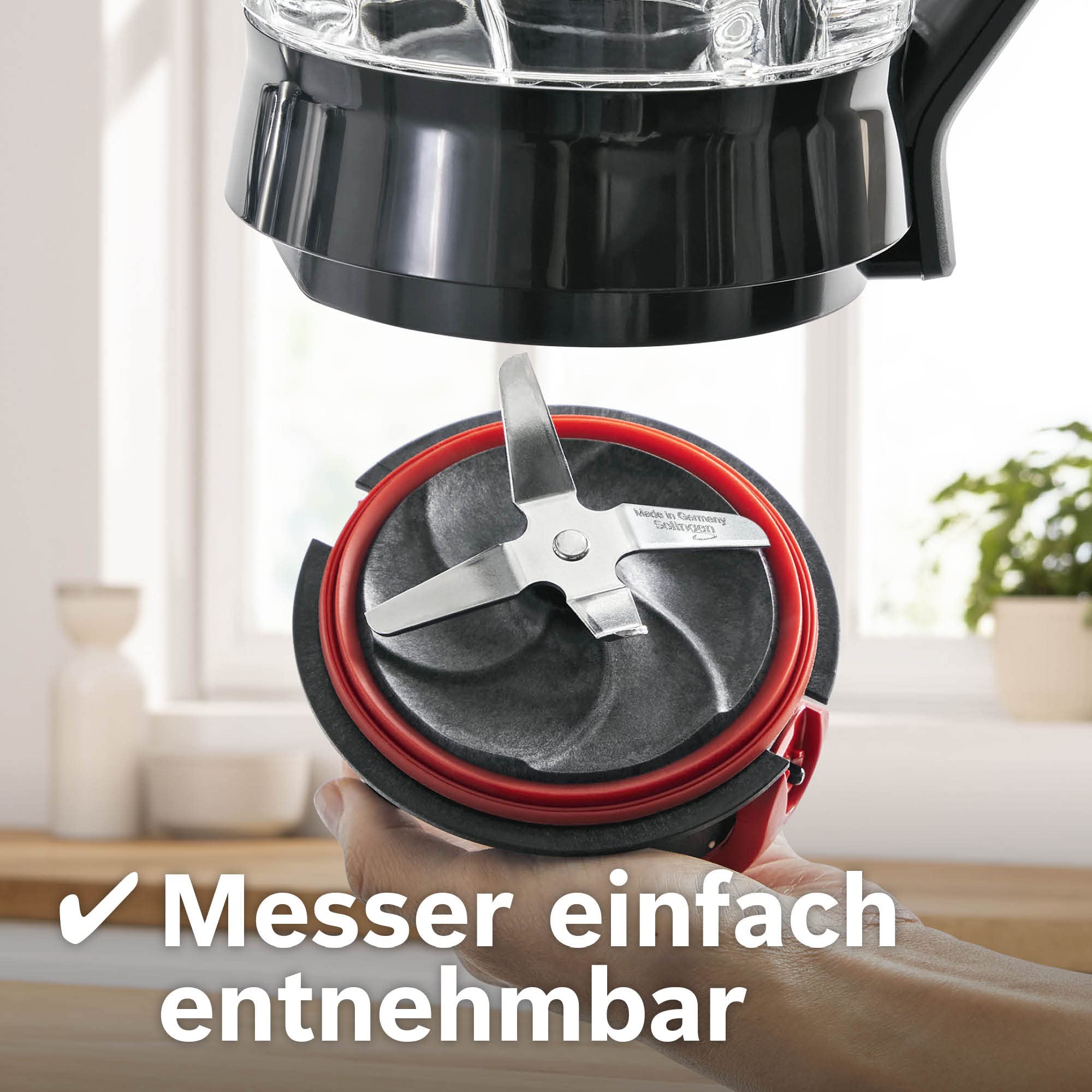 Bosch Blender kielichowy MMB6174SN VitaPower Serie 4, 30 000 obr./min., 1200 W, szklany kielich 1,5 l, butelka na wynos 0,6 l, Szary inox