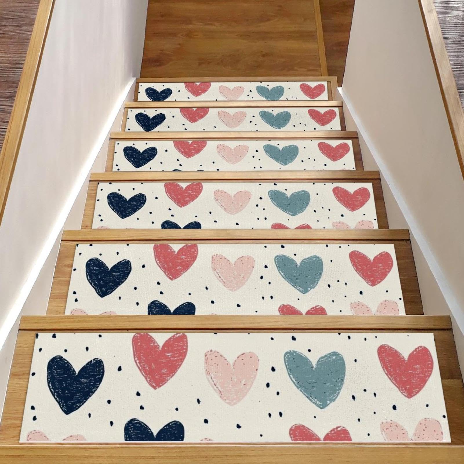 Alfombrillas de escalera antideslizantes CHENZZZZ de 8x30 pulgadas ideales para ancianos