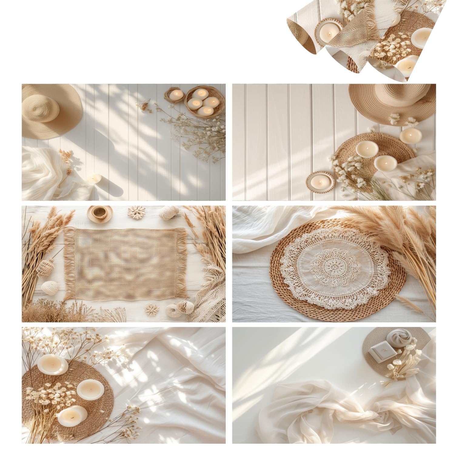 3 Sheet 2 in 1 Marble Product Photography Backdrop 3D Flat Lay Tabletop Double-Sided 20x29 Photo Background PVC Wrinkle Free for Small Products Food, Cosmetics Shoot (Pack of 3, FL - 015)-image-8