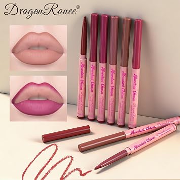 12 Colors Matte Lip Liner Set, Sculpting Lip Liners Pen Kit