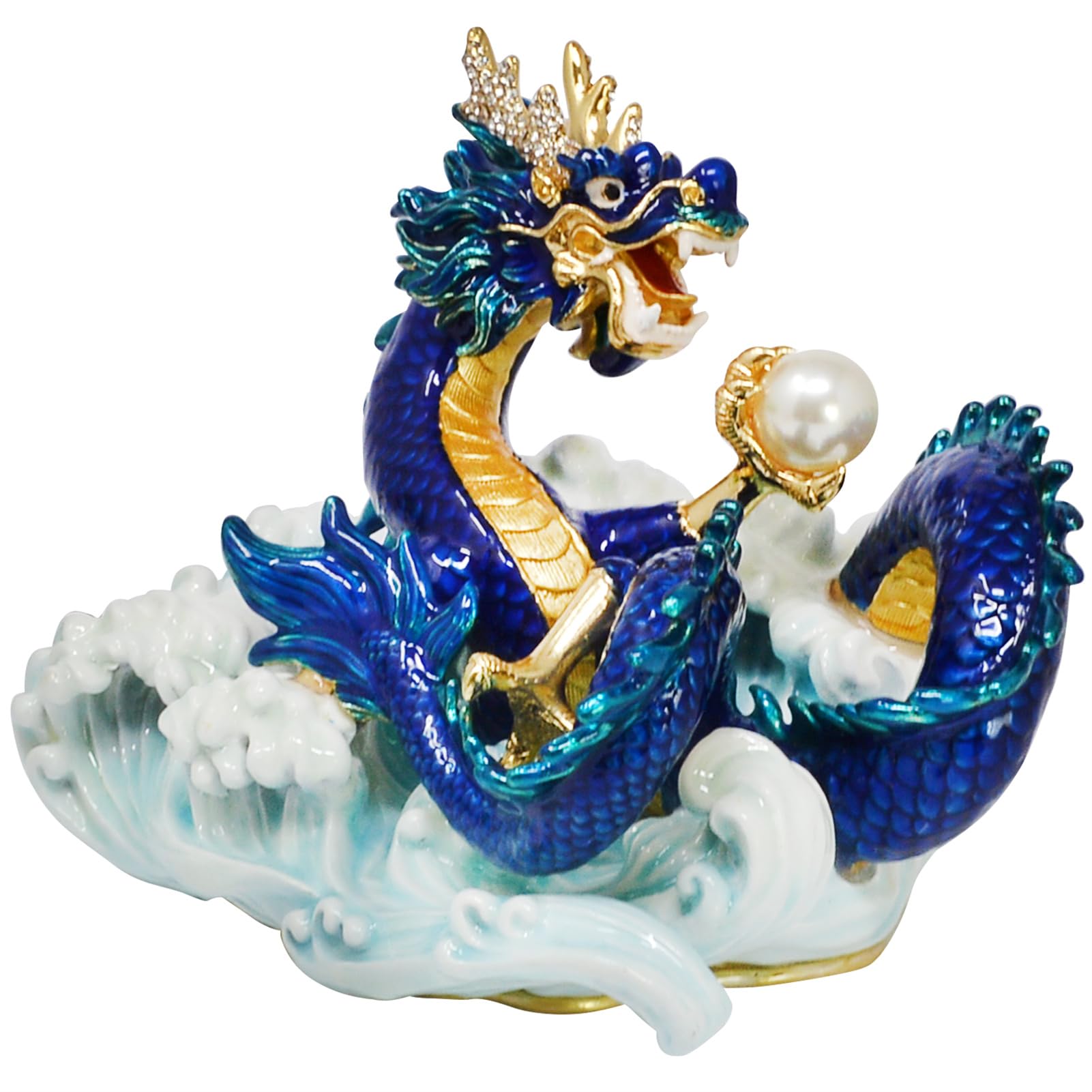 Amazon.com: Feng Shui Chinese Dragon Azure Dragon with Waves
