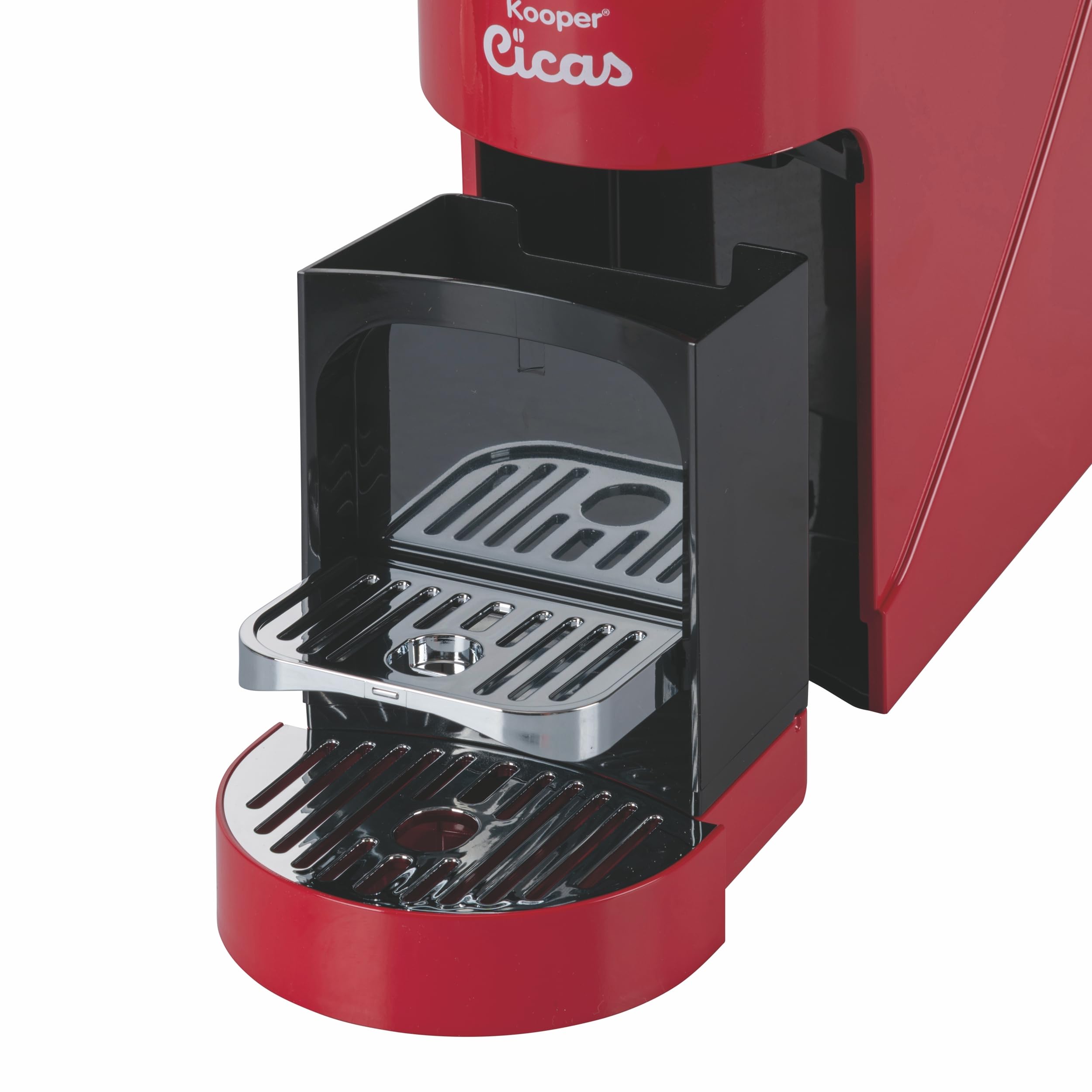 Kooper Ekspres do kawy na kapsułki, czerwony, 1400 W, Cicas