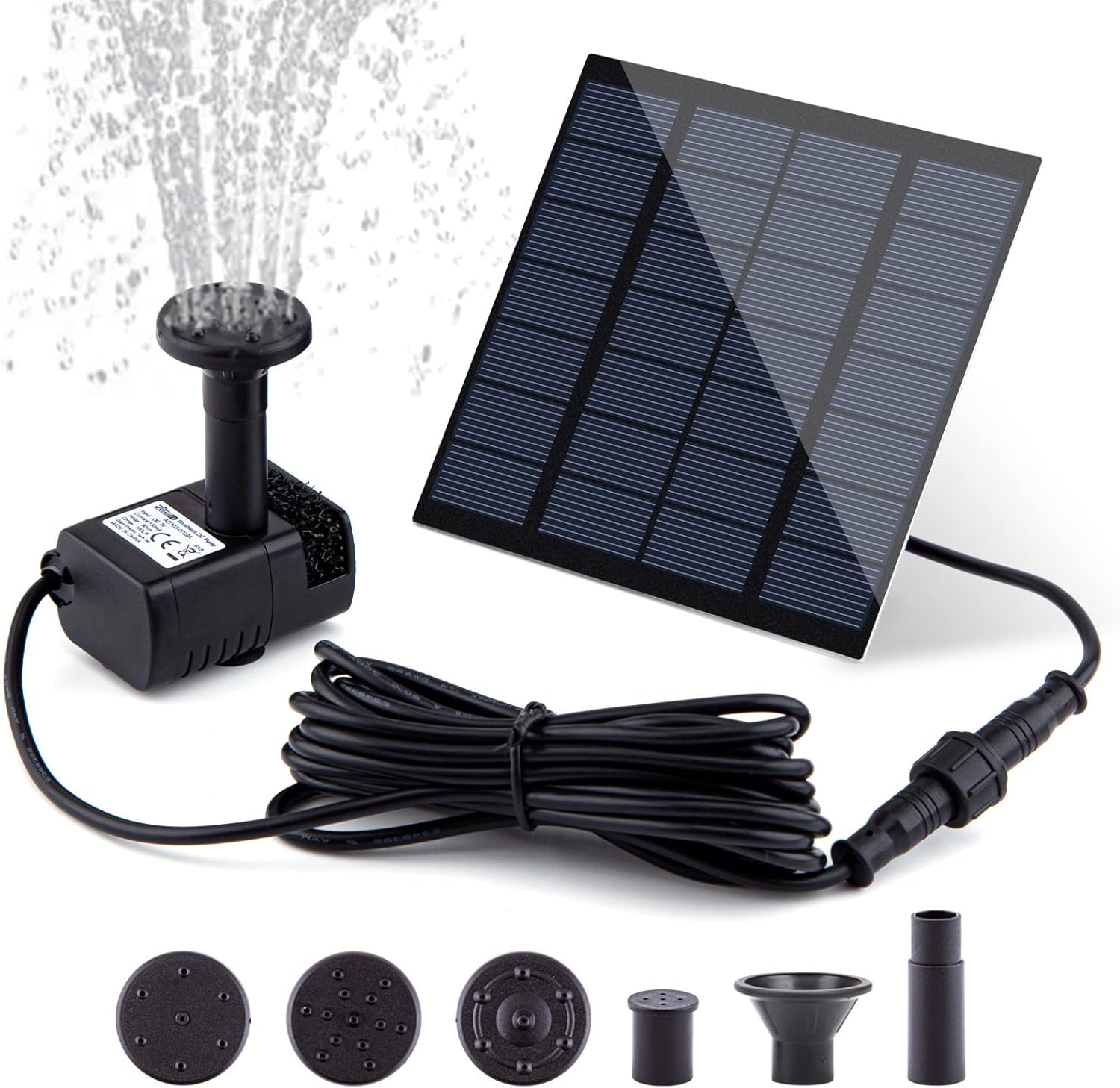 Solar Fountain Pump Kit with Separate Solar Panel