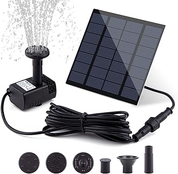 Amazon.com: Solar Fountain Pump Kit 