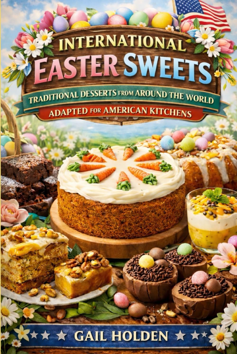 INTERNATIONAL EASTER SWEETS.Traditional Desserts from Around the World,Adapted for American Kitchens.: 25 Easy Festive Desserts for Families,Holiday,Baking&Cultural Traditions,