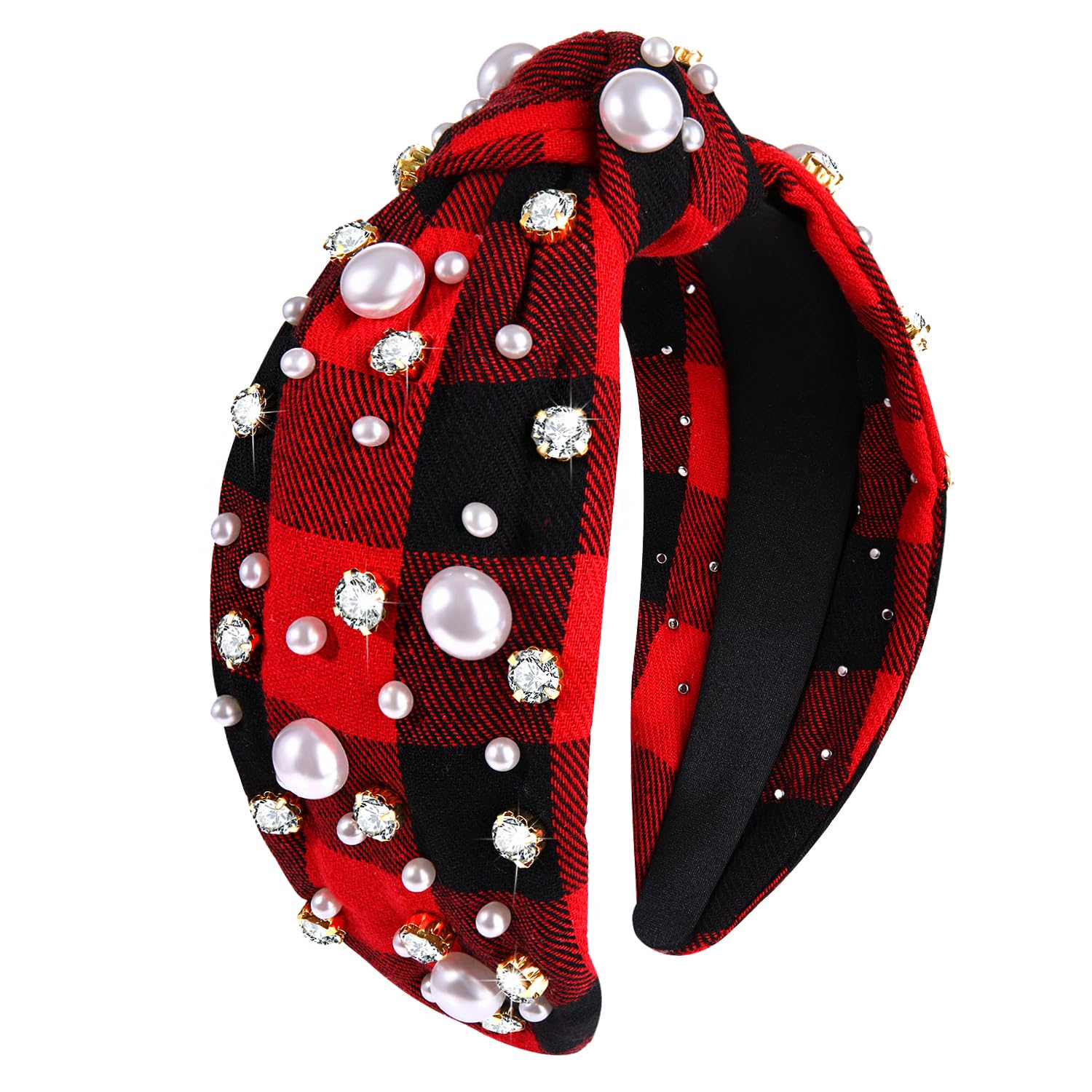Amazon.com : NVENF Christmas Headband for Women Jeweled Xmas  display picture 1
